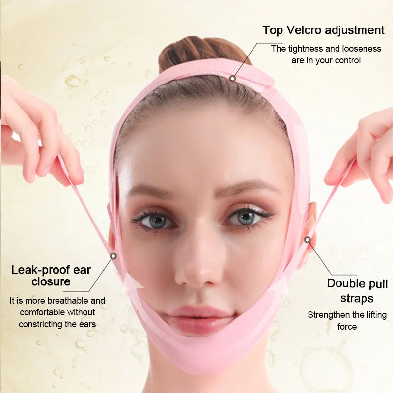 New V Line Face Women Face Slimming Bandage Chin Cheek Lift up Belt anti Facial Massager Beauty Skin Care Tools TLMZ01