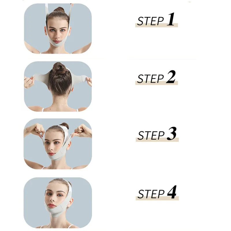 New V Line Face Women Face Slimming Bandage Chin Cheek Lift up Belt anti Facial Massager Beauty Skin Care Tools TLMZ01